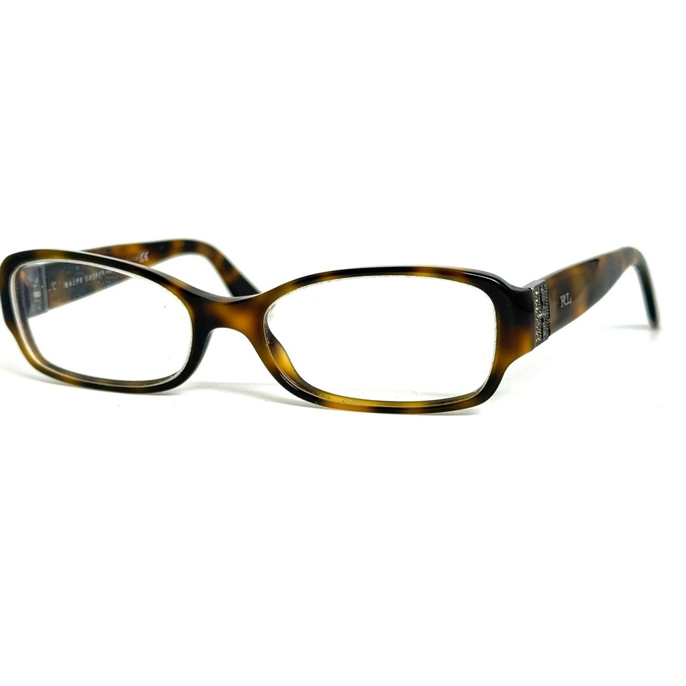 Ralph Lauren RL 6078-B Tortoise Shell Crystal Accent Eyeglass Frames 52-16-135
